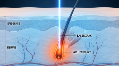 Precise strike on hair