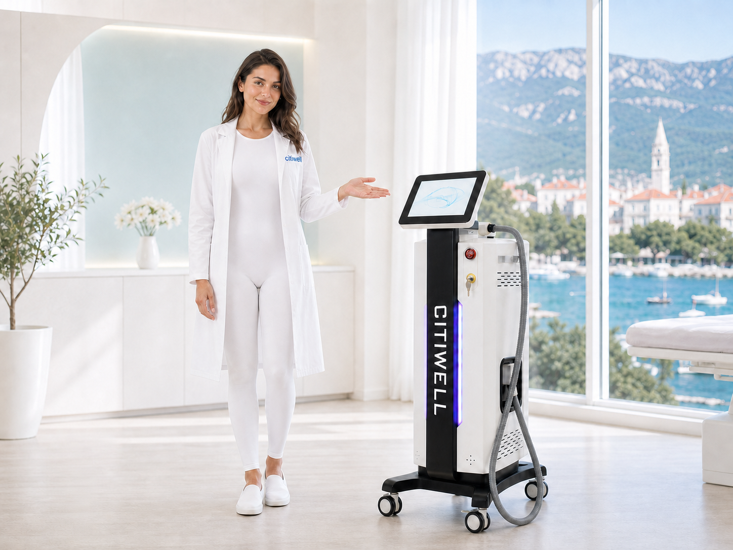 Majstor Citiwell pored diodnog lasera K-21